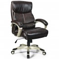 400lbs Big and Tall Leather Office Chair with Soft Sponge - Gallery View 3 of 23