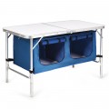 Height Adjustable Folding Camping  Table - Gallery View 3 of 24