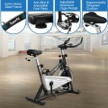 30Lbs Magnetic Fixed Indoor Training Bicycle with Monitor for Gym and House