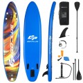 Inflatable Stand Up Paddle Board with Backpack Aluminum Paddle Pump - Gallery View 14 of 22