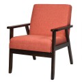 Mid-Century Retro Fabric Accent Armchair for Living Room - Gallery View 23 of 60