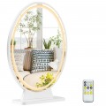 Hollywood Vanity Lighted Makeup Mirror Remote Control 4 Color Dimming - Gallery View 24 of 31