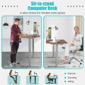 Electric Height Adjustable Standing Desk with Memory Controller - Gallery View 15 of 40