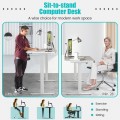 Electric Height Adjustable Standing Desk with Memory Controller - Gallery View 5 of 40