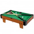 24” Mini Tabletop Pool Table Set Indoor Billiards Table with Accessories - Gallery View 6 of 12