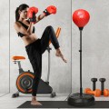 Adjustable Height Punching Bag with Stand Plus Boxing Gloves for Both Adults and Kids - Gallery View 1 of 12