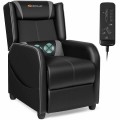 Adjustable Modern Gaming Recliner Chair with Massage Function and Footrest - Gallery View 8 of 22