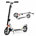 Folding Aluminium Adjustable Kick Scooter with Shoulder Strap - Gallery View 21 of 26