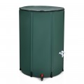 100 Gallon Portable Rain Barrel Water Collector Tank with Spigot Filter - Gallery View 1 of 10
