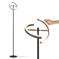 Modern Dimmable Torchiere Touch Control Standing LED Floor Lamp - Gallery View 4 of 12