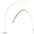LED Arc Floor Lamp with 3 Brightness Levels-Silver