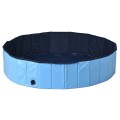 63" Foldable Leakproof Dog Pet Pool Bathing Tub Kiddie Pool for Dogs Cats and Kids - Gallery View 3 of 24