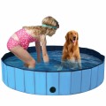 63" Foldable Leakproof Dog Pet Pool Bathing Tub Kiddie Pool for Dogs Cats and Kids - Gallery View 2 of 24