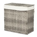 Hand-woven Foldable Rattan Laundry Basket - Gallery View 15 of 24