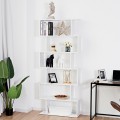 6-Tier S-Shaped  Style Storage Bookshelf