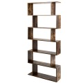 6-Tier S-Shaped  Style Storage Bookshelf - Gallery View 14 of 34