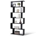 6-Tier S-Shaped  Style Storage Bookshelf - Gallery View 8 of 34