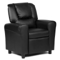 Children's PU Leather Recliner Chair with Front Footrest - Gallery View 4 of 62