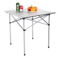 Roll Up Portable folding Camping Aluminum Picnic Table - Gallery View 2 of 11