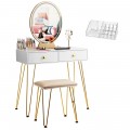 Industrial Makeup Dressing Table with 3 Lighting Modes - Gallery View 35 of 39