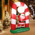 7.5 Feet Inflatable Christmas Lighted Santa Claus - Gallery View 1 of 10