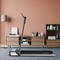Ultra-thin Electric Folding Motorized Treadmill with LED Monitor Low Noise - Gallery View 1 of 10