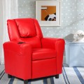 Children's PU Leather Recliner Chair with Front Footrest - Gallery View 37 of 62