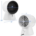 1500 W 2 in 1 Mini Portable Space Ceramic Heater Cooling Fan with Overheat Protection - Gallery View 2 of 24
