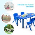 Kids Plastic Rectangular Learn and Play Table - Gallery View 21 of 24