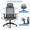 18 Inch to 22.5 Inch Height Adjustable Ergonomic High Back Mesh Office Chair Recliner Task Chair with Hanger - Gallery View 20 of 24