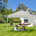 17 x 10 Feet Foldable Pop Up Canopy with Adjustable Dual Awnings - Gallery View 25 of 48