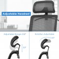 18 Inch to 22.5 Inch Height Adjustable Ergonomic High Back Mesh Office Chair Recliner Task Chair with Hanger - Gallery View 19 of 24