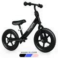 12 Inch Kids Balance No-Pedal Ride Pre Learn Bike with Adjustable Seat - Gallery View 5 of 35
