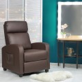 Recliner Massage Wingback Single Chair with Side Pocket - Gallery View 25 of 36