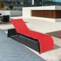 Adjustable Patio Rattan Lounge Chair with Cushions - Gallery View 17 of 35