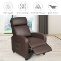 Recliner Massage Wingback Single Chair with Side Pocket - Gallery View 30 of 36