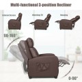Recliner Massage Wingback Single Chair with Side Pocket - Gallery View 31 of 36