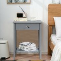 Wooden Bedside Sofa Table with Sliding Drawer - Gallery View 19 of 36