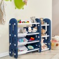 Kids Toy Storage Organizer with Bins and Multi-Layer Shelf for Bedroom Playroom - Gallery View 12 of 22