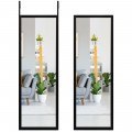 42.5 x 14 Inch Full Length Metal Door Mirror with Adjustable Hook - Gallery View 3 of 35
