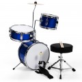 5 Pieces Junior Drum Set with 5 Drums - Gallery View 18 of 20