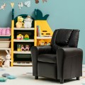 Children's PU Leather Recliner Chair with Front Footrest - Gallery View 39 of 62