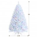 Artificial Christmas Tree with Iridescent Branch Tips and Metal Base - Gallery View 16 of 36