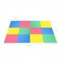 12 Pcs Kids Soft EVA Foam Interlocking Puzzle Play Mat for Exercise and Yoga - Gallery View 4 of 12