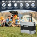 42 QT Portable Dual-Zone Car Refrigerator - Gallery View 11 of 18