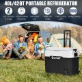 42 QT Portable Dual-Zone Car Refrigerator - Gallery View 2 of 18