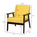 Mid-Century Retro Fabric Accent Armchair for Living Room - Gallery View 54 of 60