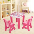 Adjustable Kids Activity Play Table and 2 Chairs Set withStorage Drawer - Gallery View 1 of 36