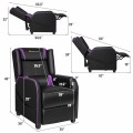 Adjustable Modern Gaming Recliner Chair with Massage Function and Footrest - Gallery View 15 of 22