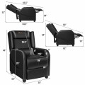 Adjustable Modern Gaming Recliner Chair with Massage Function and Footrest - Gallery View 4 of 22